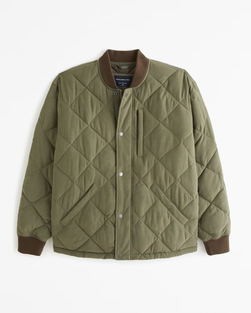 Men's Quilted Liner Jacket | Men's Coats & Jackets | Abercrombie.com | Abercrombie & Fitch (US)