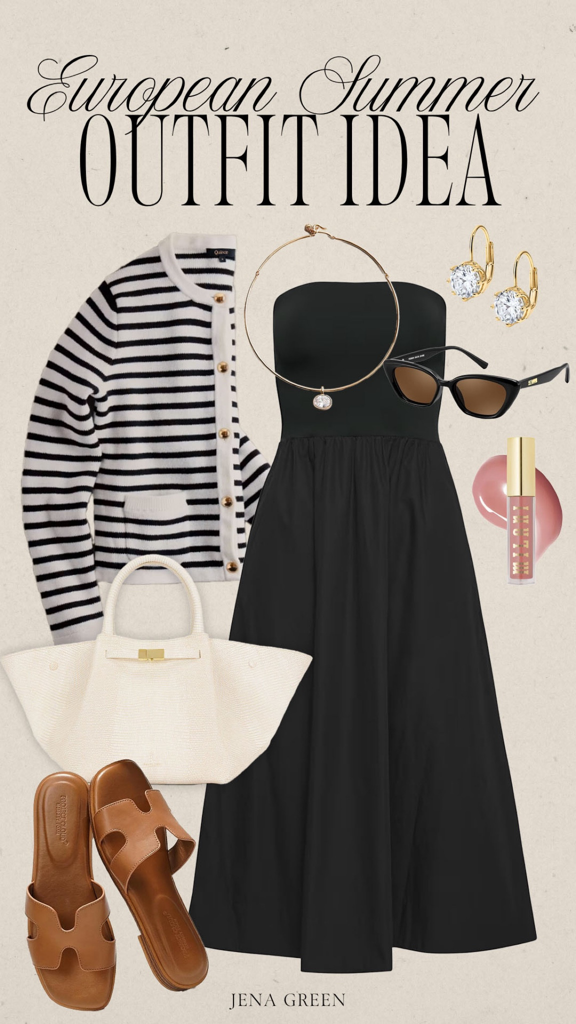 European Summer Outfit | summer in Europe | France Outfit | Strapless Dress 

#LTKootd #LTKSeasonal