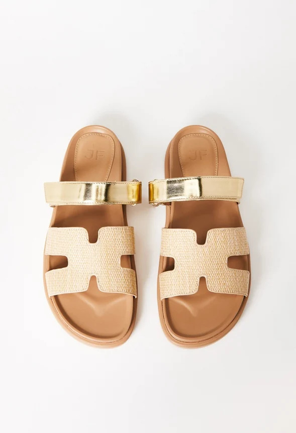 Harlee Flat Slide Sandal | JustFab