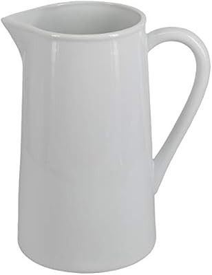 BIA Cordon Bleu Porcelain Straight Sided Pitcher, One Size, White | Amazon (US)