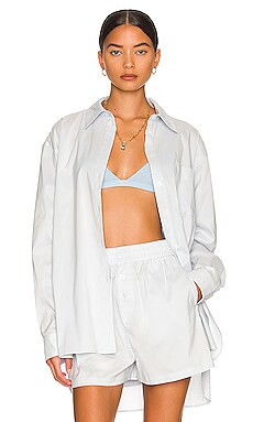 Weekend Stories Kyla Blouse in Baby Blue from Revolve.com | Revolve Clothing (Global)