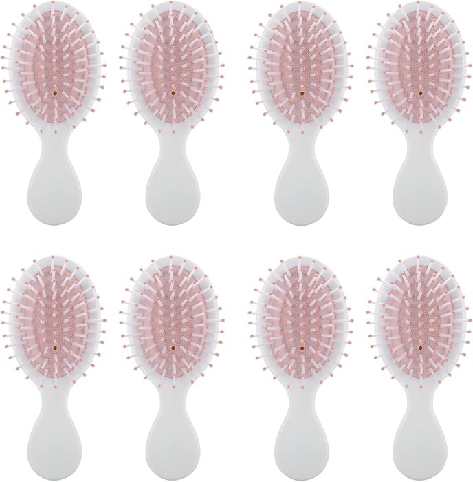 Bridesmaid Proposal Gifts 8pcs Mini Travel Brush bachelorette party accessories Cute hair Brush f... | Amazon (US)