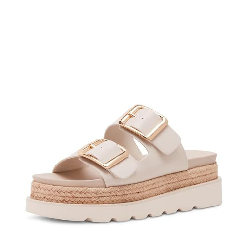 Madden Girl Women's Mythicall Flat Sandal, Bone Paris, 7 | Amazon (US)