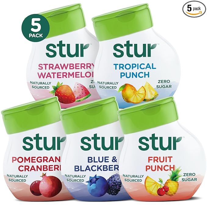 Stur Liquid Water Enhancer | Classic Variety Pack | Naturally Sweetened | High in Vitamin C & Ant... | Amazon (US)