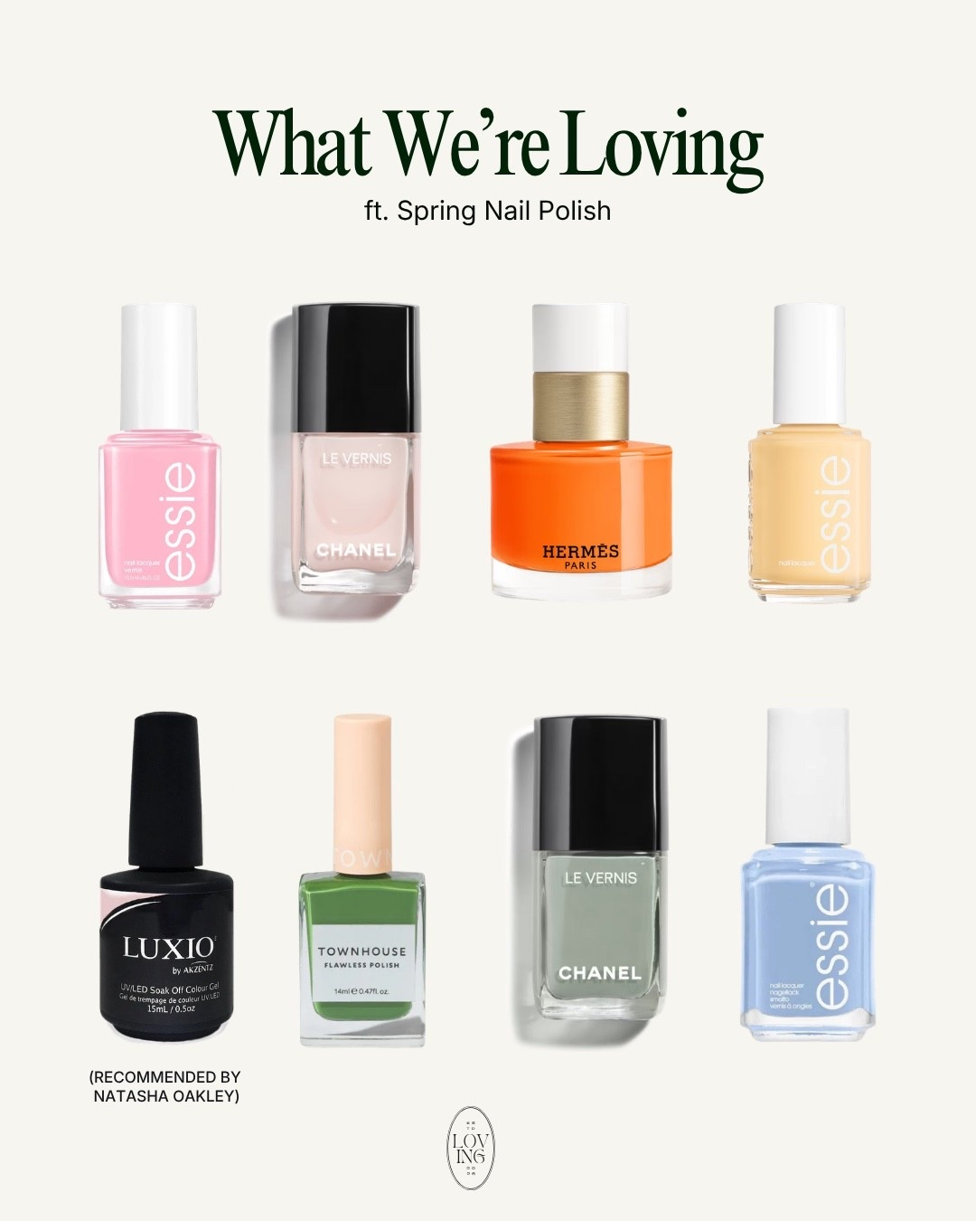 A few yummy spring nail polish colors to inspire you 🩷 
