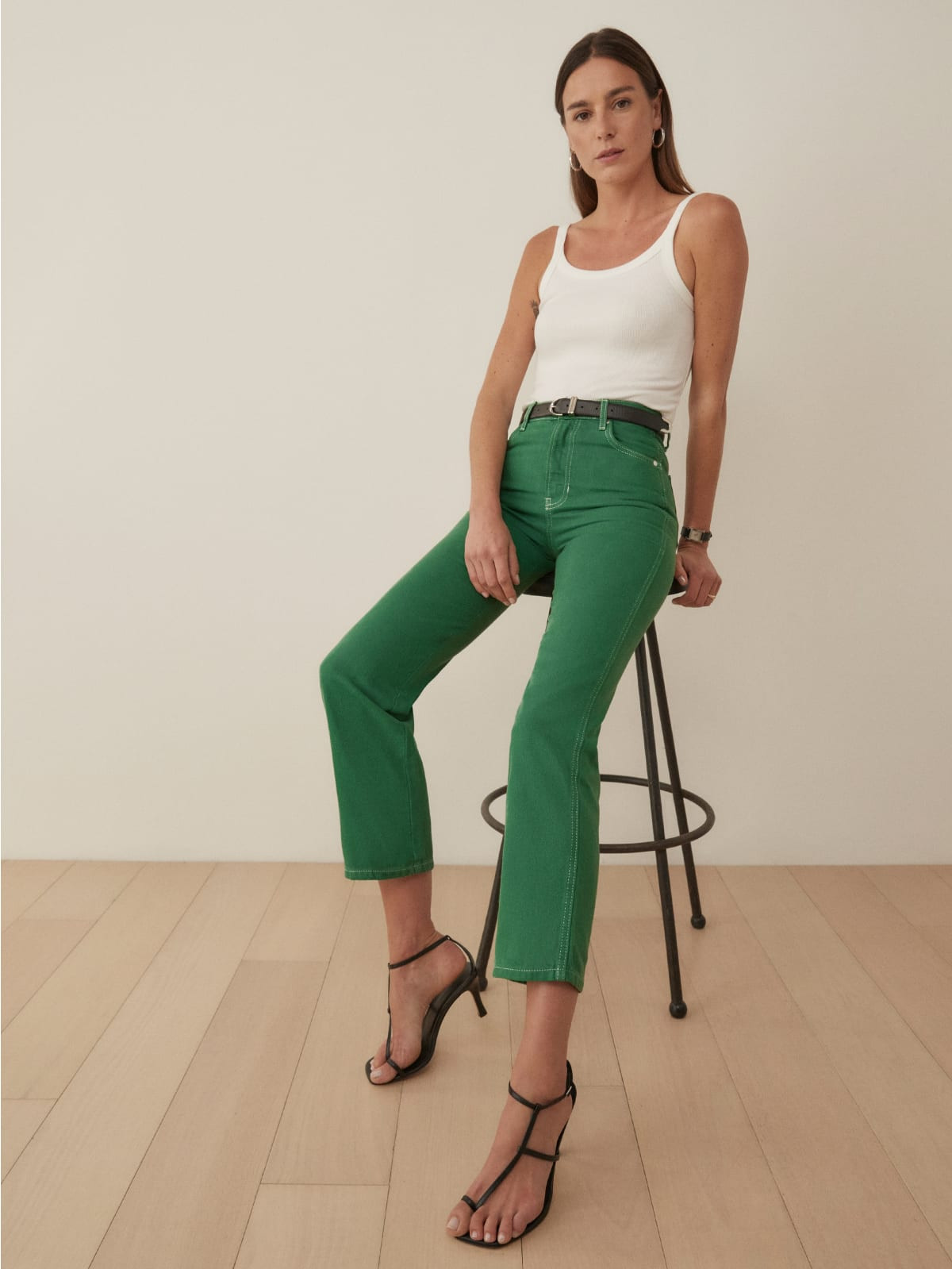 Cowboy High Rise Straight Jeans | Reformation (Global)
