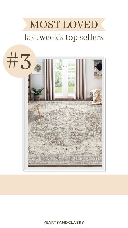 This boho area rug is one of this week’s most loved finds! I have this in my living room and love it. It’s from Amazon and on sale now!

#LTKsalealert #LTKhome