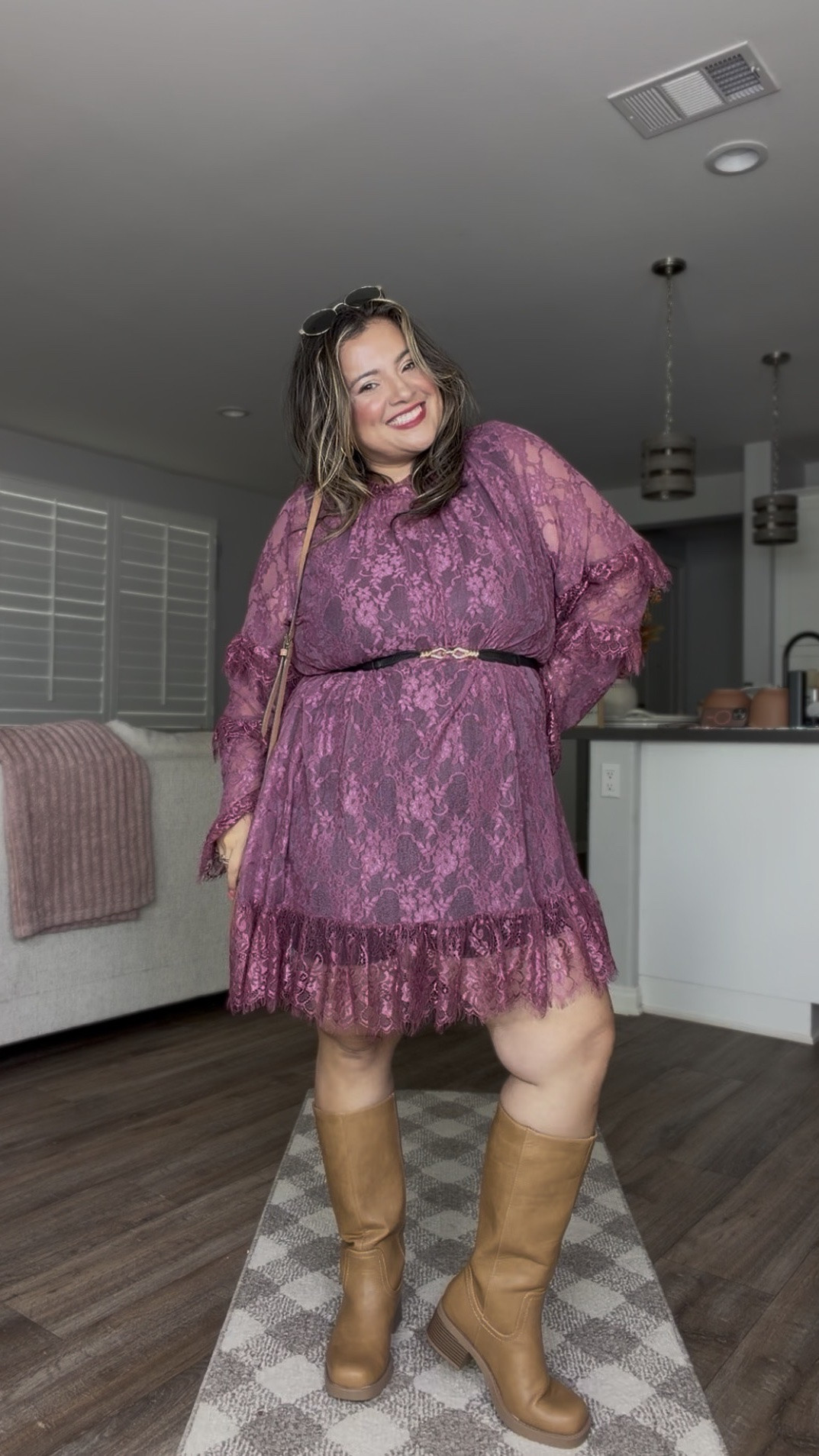The comfiest lace cover up dress with a throw on belt 🤩🩷

#LTKootd #LTKmomlife