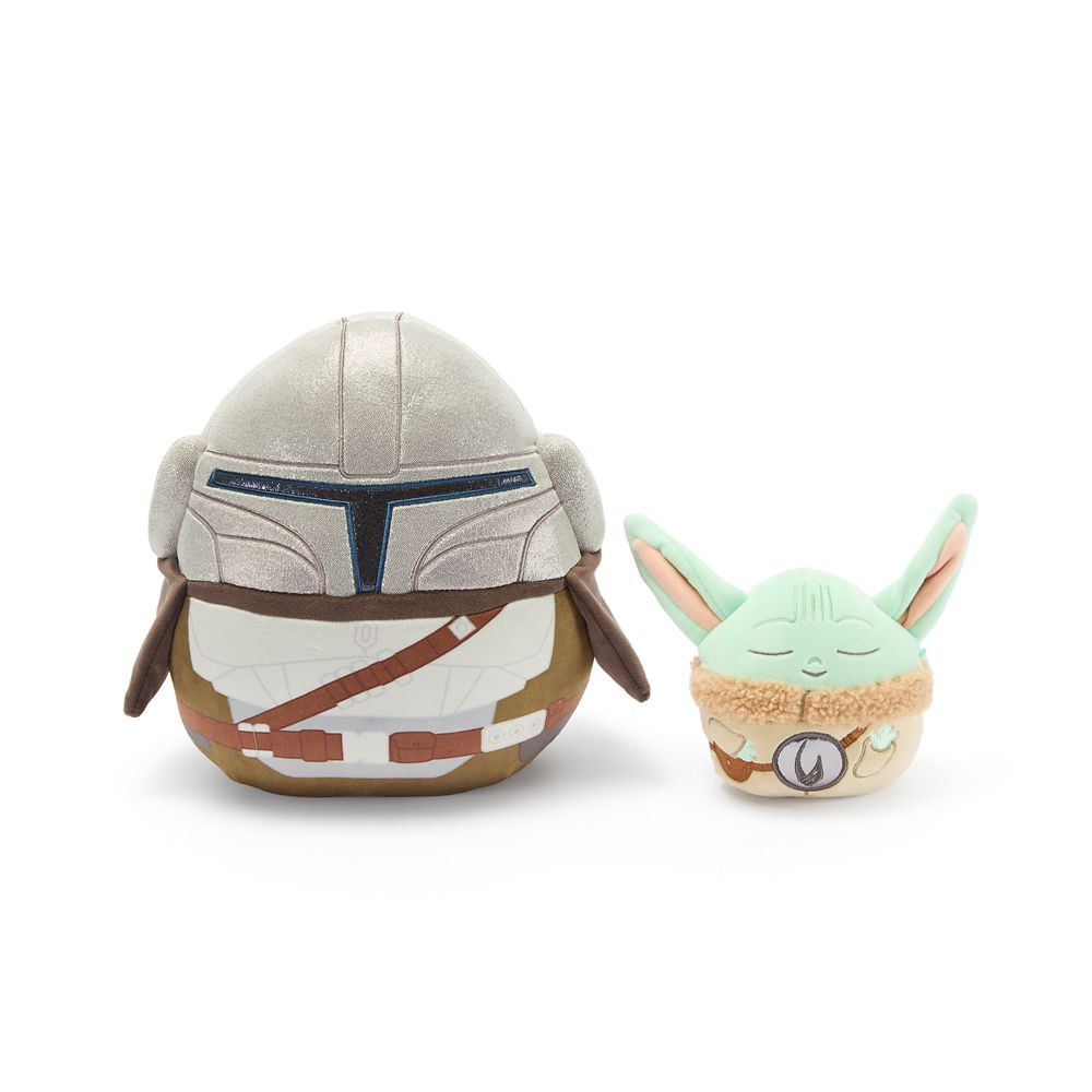 The Mandalorian and Grogu Squishmallows Plush Set – Star Wars – Exclusive | Disney Store