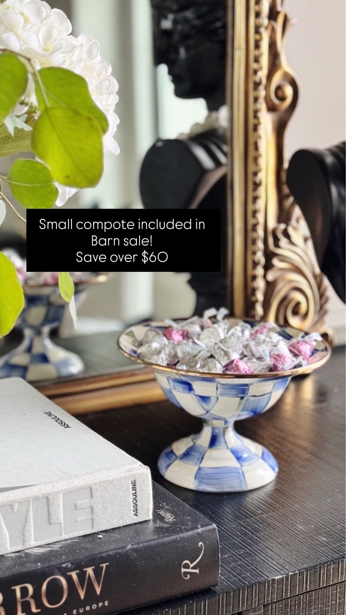 Small check compote included in Mackenzie-Childs barn sale

#LTKOver40 #LTKHome #LTKSaleAlert