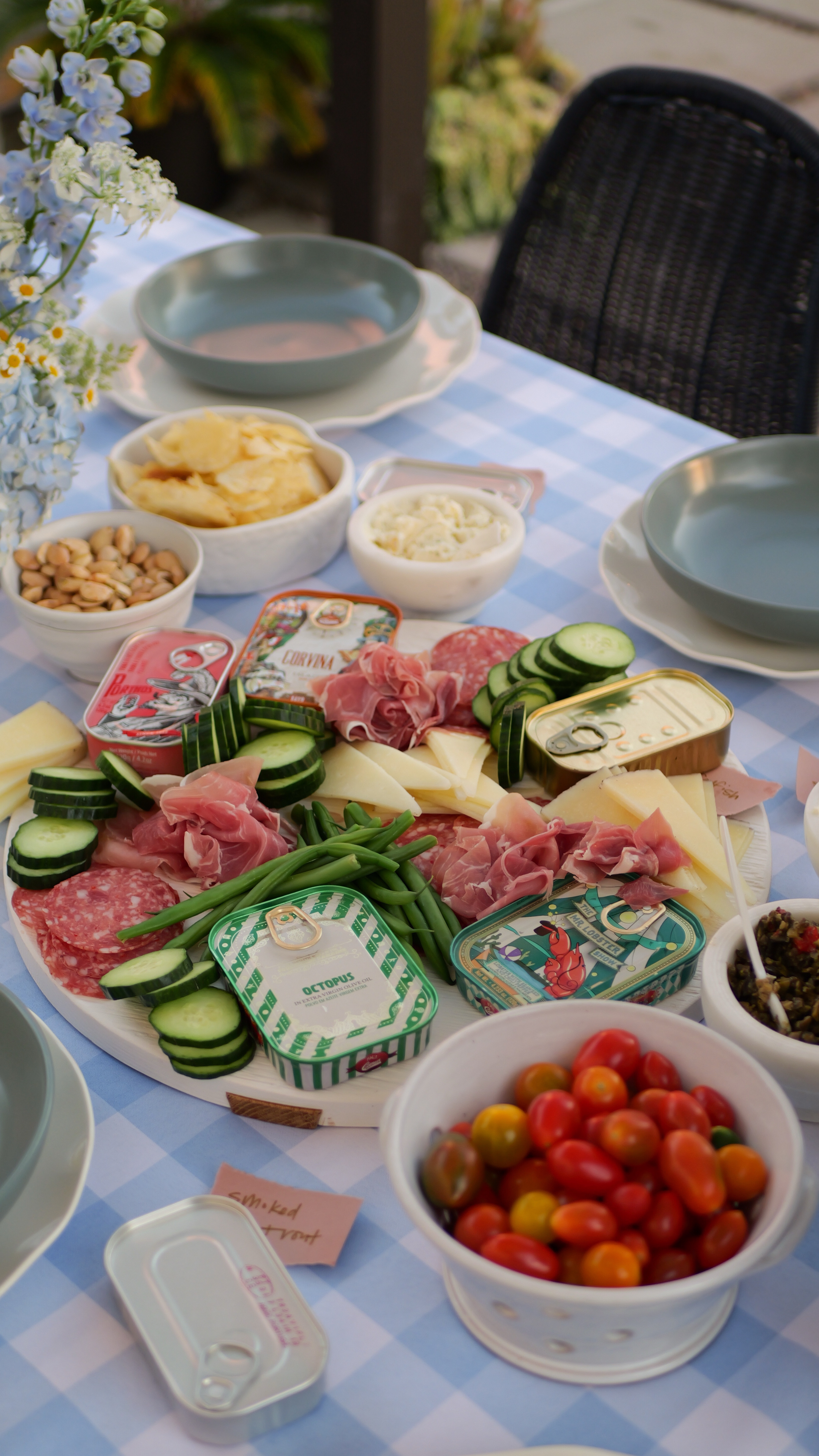 Tinned fish tasting party decor 🐟

#LTKHome #LTKParties