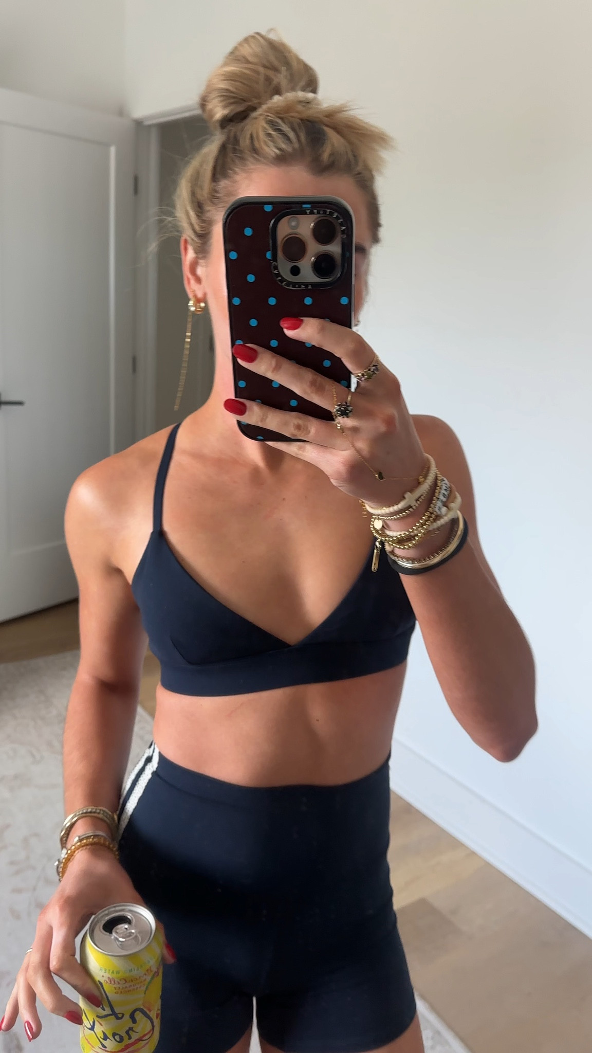 Athluna size xs LunaAiry™ Lace Short 4'' paired with the LunaAiry™ Triangle Bra size xs

Looking for a biker that stands out? Delicate contrast trim adds a refined, unexpected touch, perfect with the matching top or your favorite sports bra. Made from soft, comfortable fabric that moves with you—from yoga flows to city strolls. Refined, yet effortlessly comfortable.Don’t let the polished look fool you—it’s made to support low-impact movement while keeping you focused and at ease. Soft, easy, and versatile, it works just as well on its own or layered into your look. Elevated, comfortable, and made to stand out @athluna

#LTKootd #LTKfitnessgoals #LTKActive