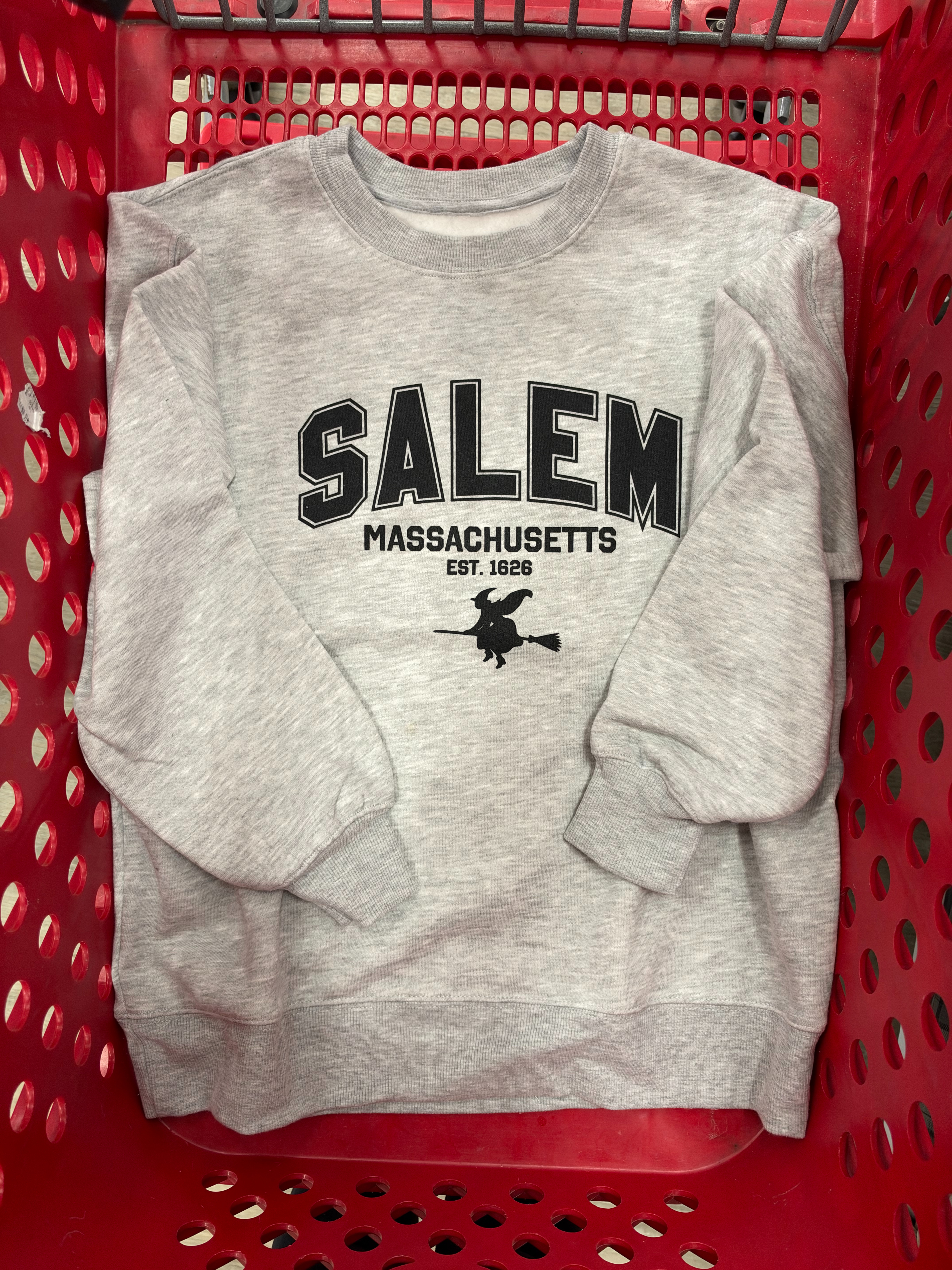 The perfect spooky season sweatshirt just landed at Target! This cozy Salem, MA graphic crewneck has the cutest vintage-inspired look and is such an easy throw-on for fall, Halloween season, or a cozy Target run. 🎃👻 fall outfits women over 50, fall wedding guest dresses, wedding guest dress summer, fall dresses, date night outfits, fall decor, fall fashion hauls, business casual workwear, country concert outfits, halloween decor  

 #LTKgrwm #LTKootd #LTKSeasonal