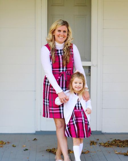 Mommy and Me, Matching Mondays, plaid, tartan, pink plaid, holiday outfits, classic style, timeless style, Duffield Lane, preppy, preppy style 

#LTKfamily #LTKHoliday #LTKSeasonal