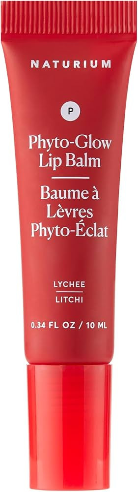 Naturium Phyto-Glow Lip Balm, Hydrating Lip Care with a Glossy Finish, 0.34 oz Lychee | Amazon (US)