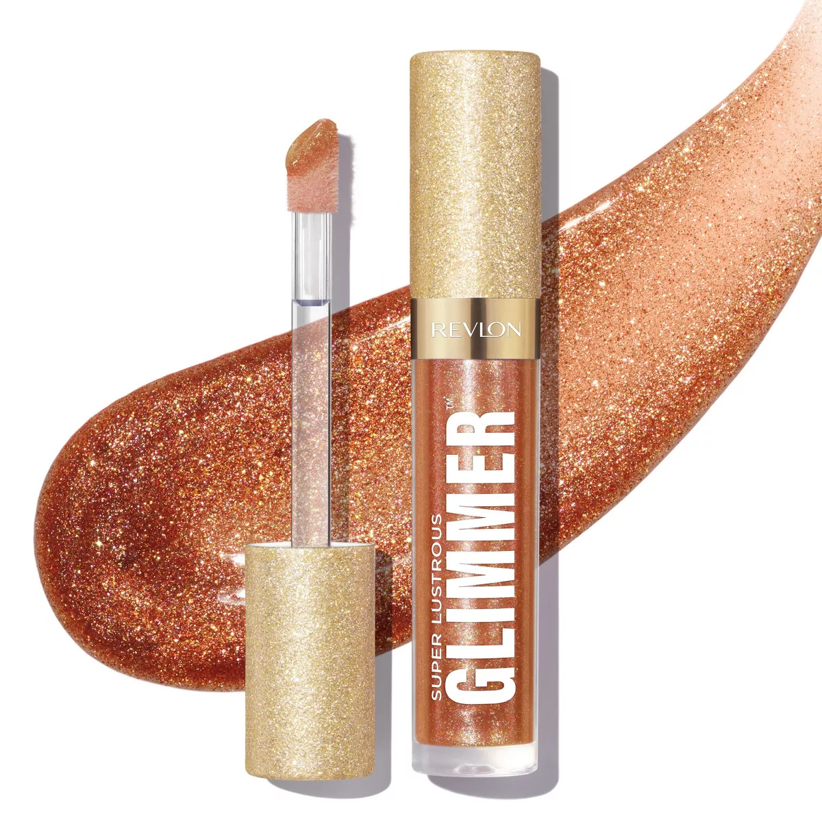 Revlon Super Lustrous Glimmer Gloss - Plant Based Glitter - 0.13 fl oz | Target