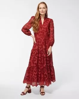 Travelers Lace Hem Maxi Dress - Chico's