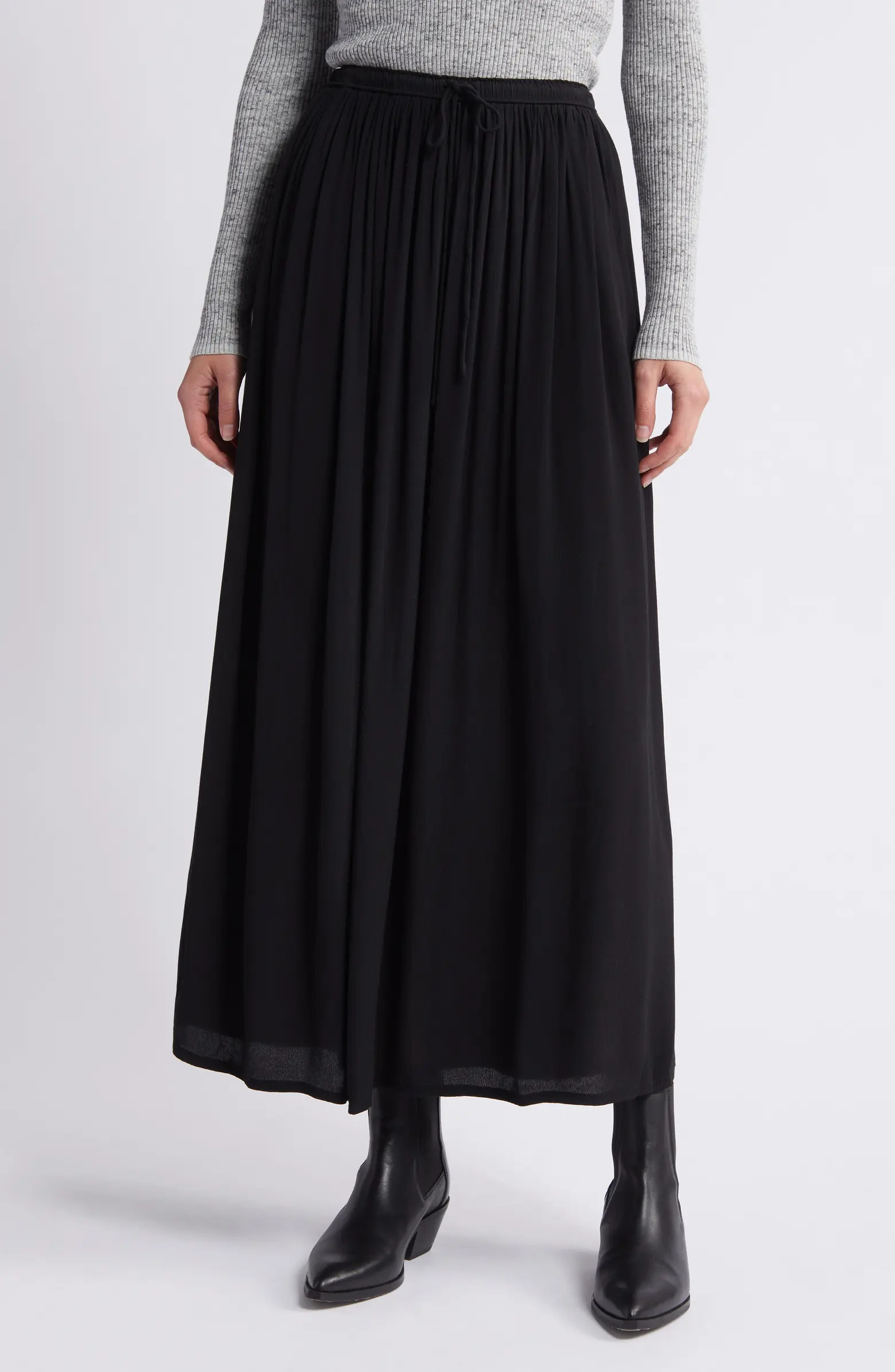 Treasure & Bond Drawstring Maxi Skirt | Nordstrom | Nordstrom