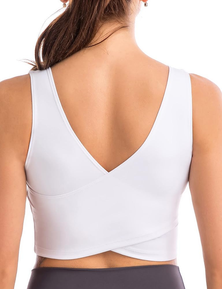 White Sports Bra | Amazon (US)