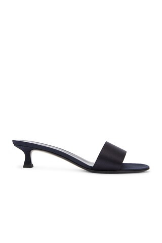 The Row Combo Kitten Heel in Deep Navy & Deep Navy | FWRD | FWRD 