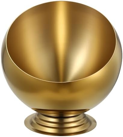 Golden Key Bowl for Entryway Table Decorative Storage Dish Catch All Bowl for Fruit Coffee Pod Ho... | Amazon (US)