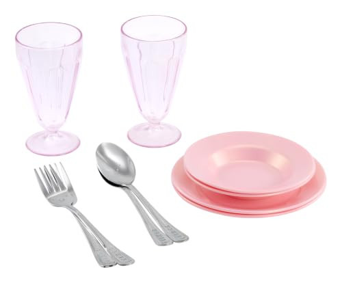 Little Tikes Sweet Spaces Dishware Set, Pink, Play Kitchen Cookware, Boys and Girls Ages 3+ Years | Amazon (US)