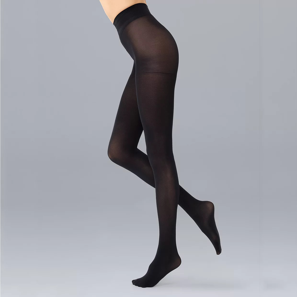 Women's Simply Vera Vera Wang Opaque 90D Control Top Tights | Kohl's