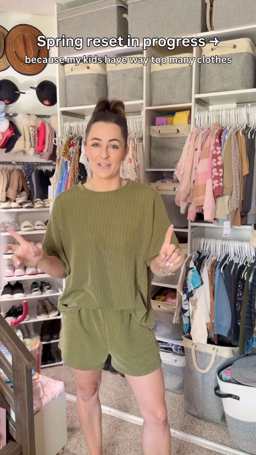 Just trying to reset our whole house this month 😅 First up, dealing with the never ending clothes in my kids’ closet!

#momroutine #springcleaning #closetorganization #motherhoodsimplified 

#LTKHome #LTKKids #LTKmomlife