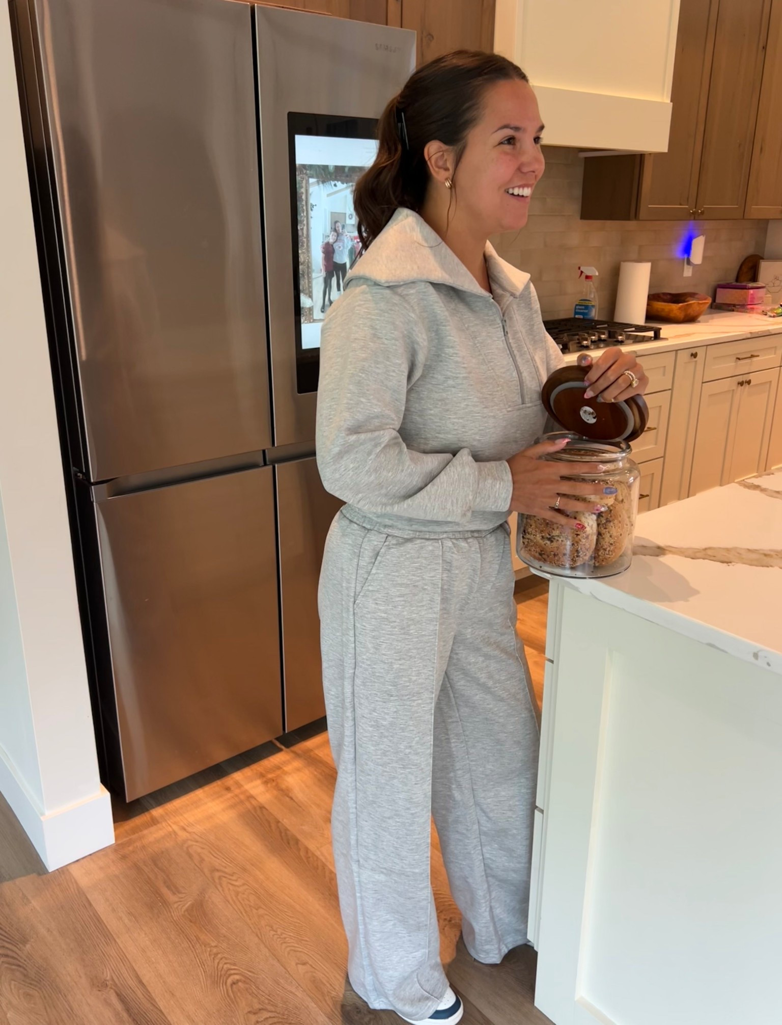 This suit is everything! I’m wearing a small. Loving the folded collar ☀️ 

Larissa White matching set lounge set summer transition outfit active set

#LTKFindsUnder50 #LTKStyleTip #LTKActive