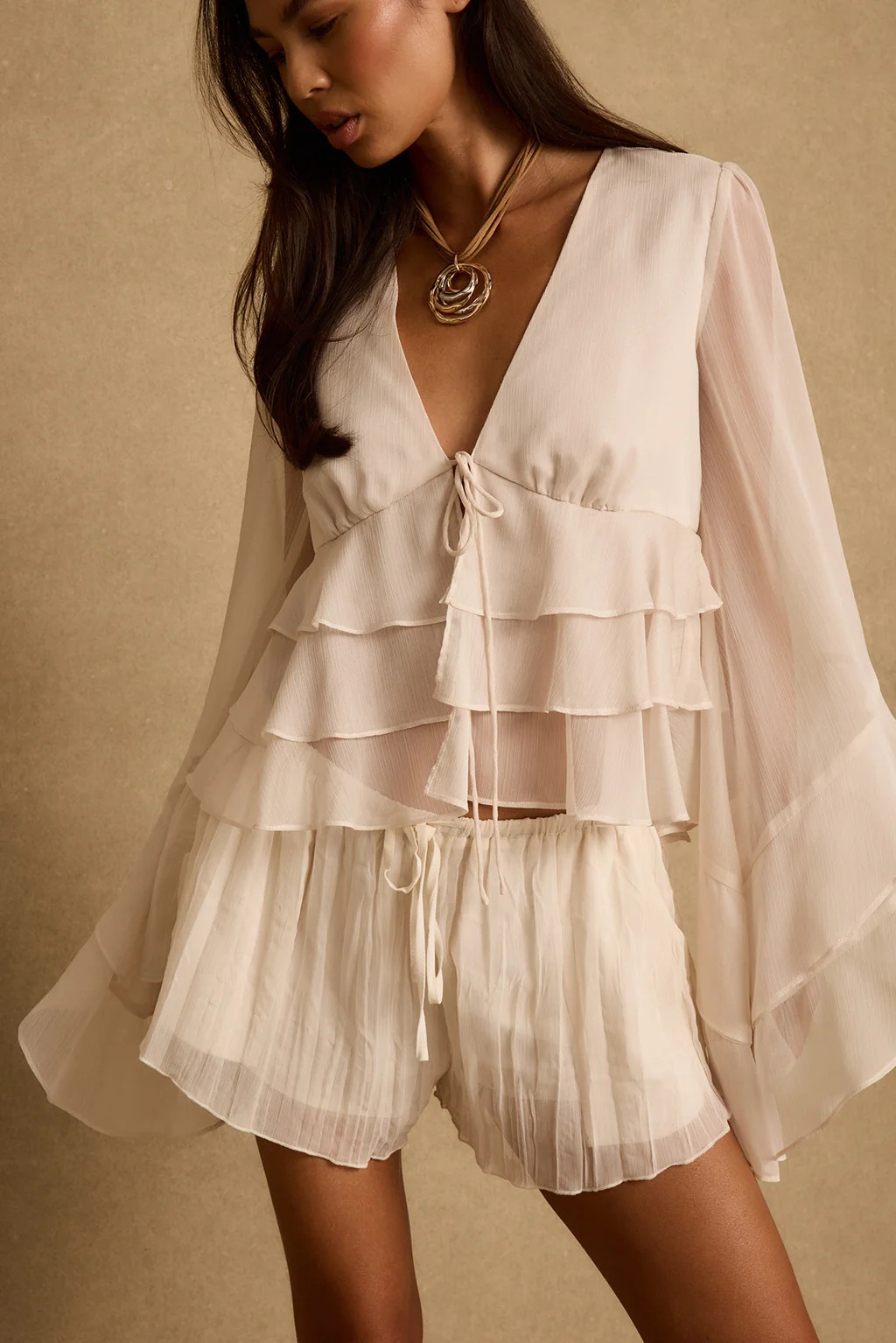 Alana Cream Blouse | 12th Tribe