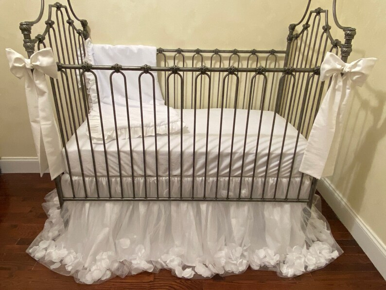 Crib Bow, Curtain Tie Back Bow, Monogrammed Bow, Nursery Bow, Choose Your Color | Etsy (US)