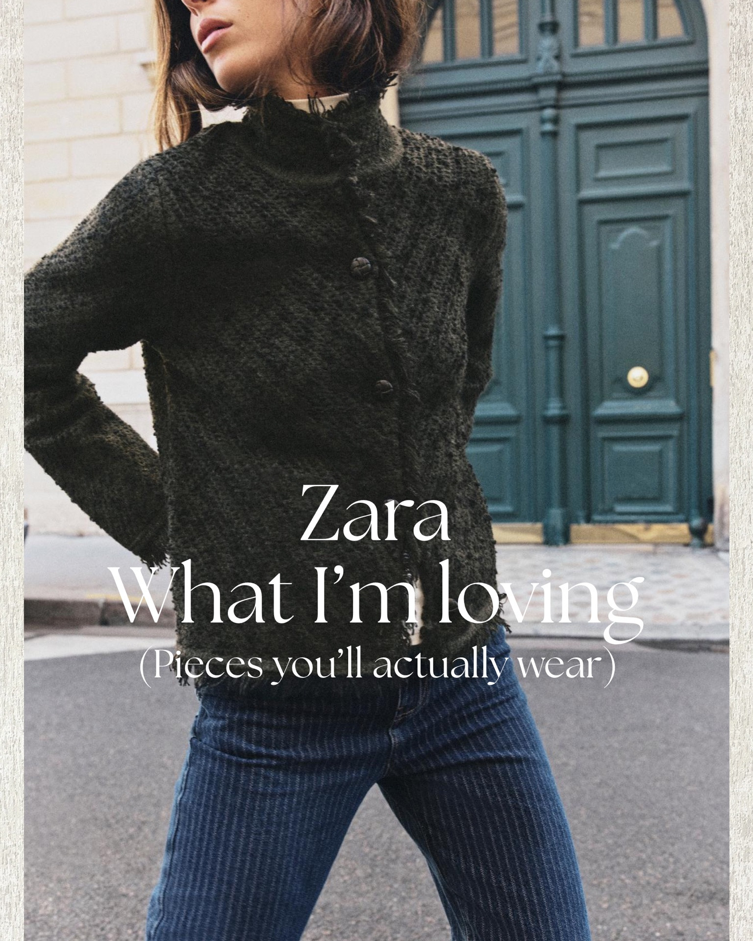 Zara! Pieces you’ll actually wear⭐️