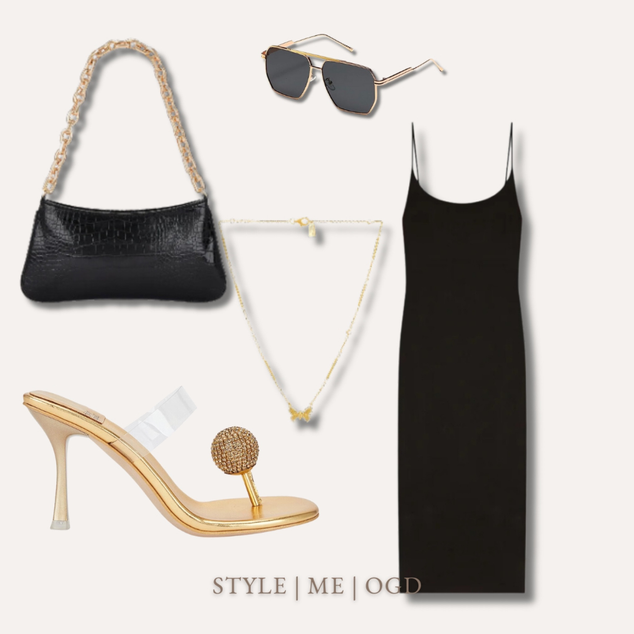 Little black dress, black dress outfit, accessories with black dress, gold jewellery 

#LTKitbag #LTKFind #LTKstyletip