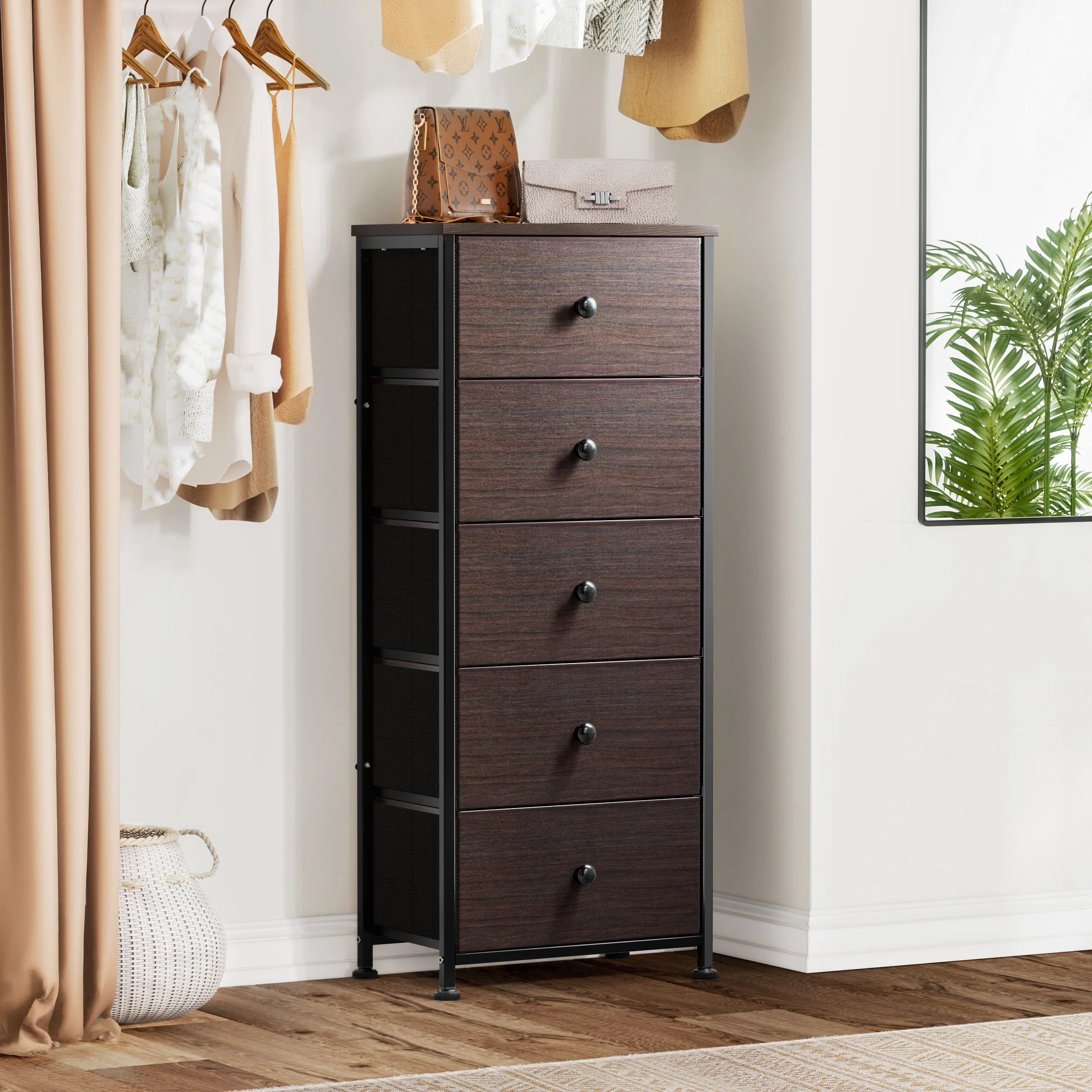 Ojaswi 5-Drawer Dresser, Chest of drawers, Bedroom dresser | Wayfair North America