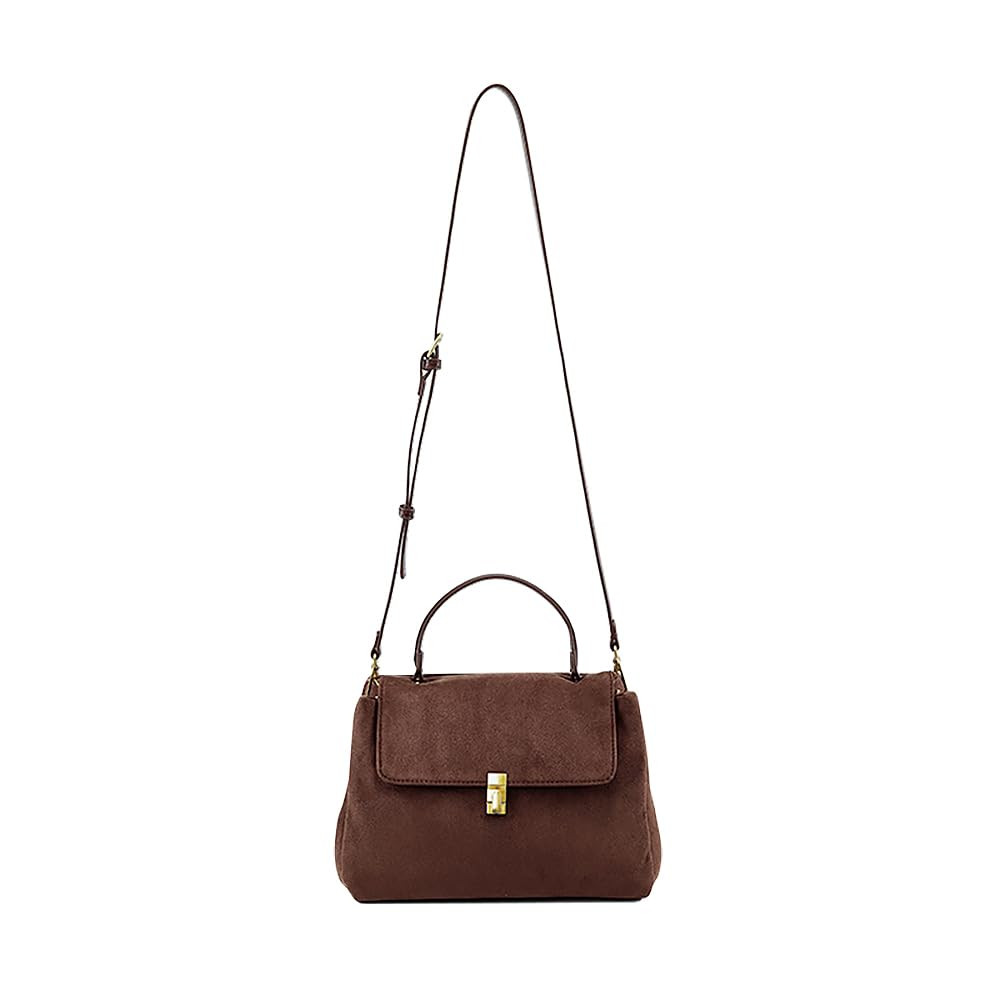 Women Velvet Tote Handbag Fashion Crossbody Bag Simple Vintage Shoulder Bag | Amazon (US)