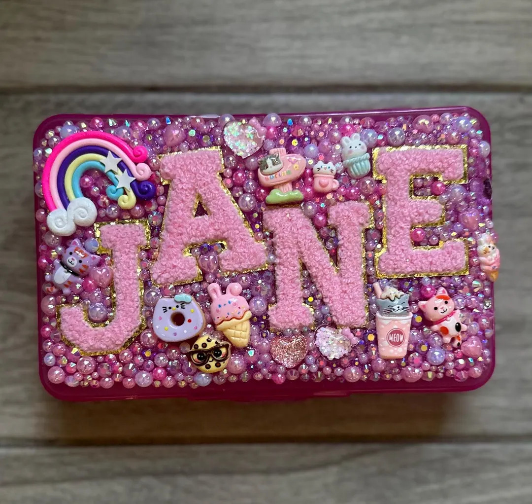 Personalized Gem Pencil Box: Fun School Accessory - Etsy | Etsy (US)