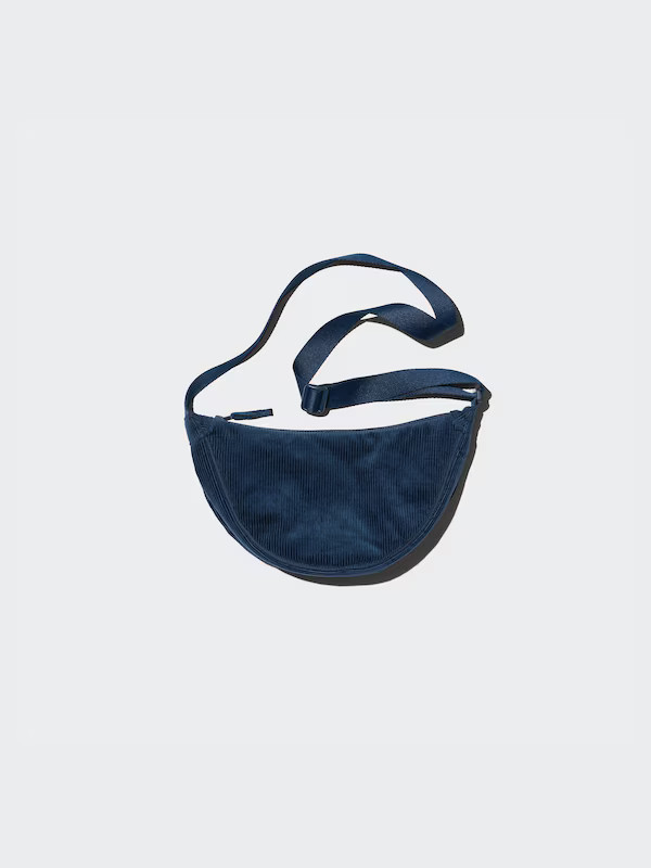 Round Mini Shoulder Bag (Corduroy) | UNIQLO (UK)