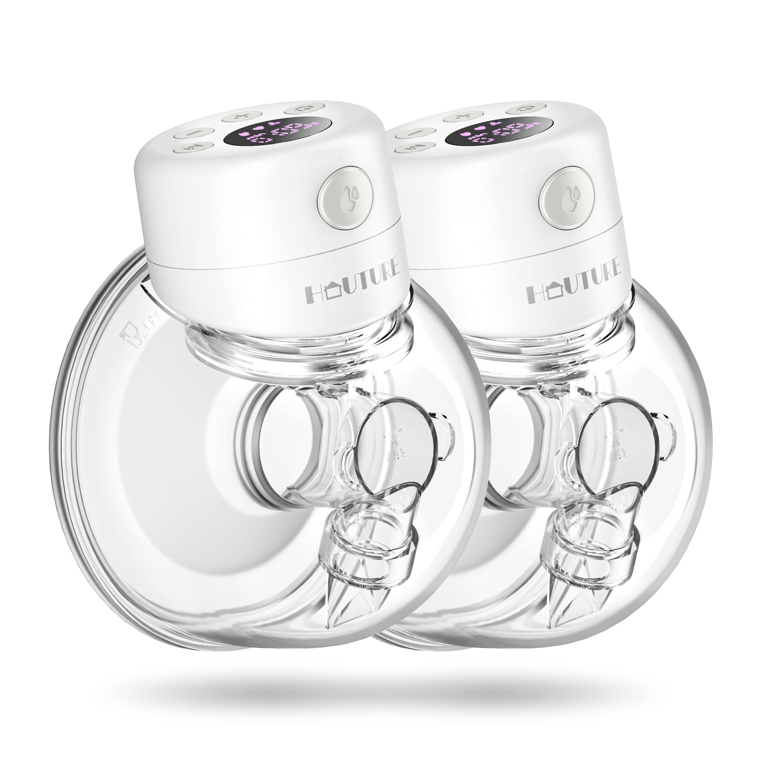Wearable Breast Pump, 2 Pcs HAUTURE Electric Breast Pump, Hands Free & Low Noise Portable Breast Pum | Amazon (US)