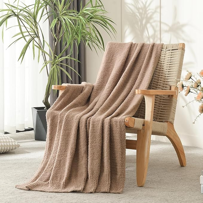 Knit Throw Blanket Super Soft Warm Blanket for Couch Lightweight Fluffy Blanket for Bed Sofa 50x6... | Amazon (US)