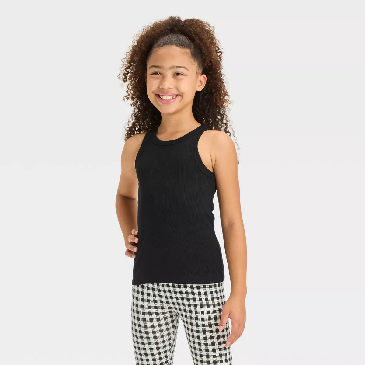 Girls' Ribbed Tank Top - Cat & Jack™ White S | Target
