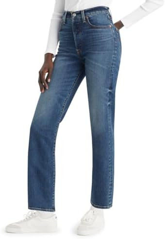 Levi's Women's Ribcage Straight Ankle Jeans | Amazon (US)
