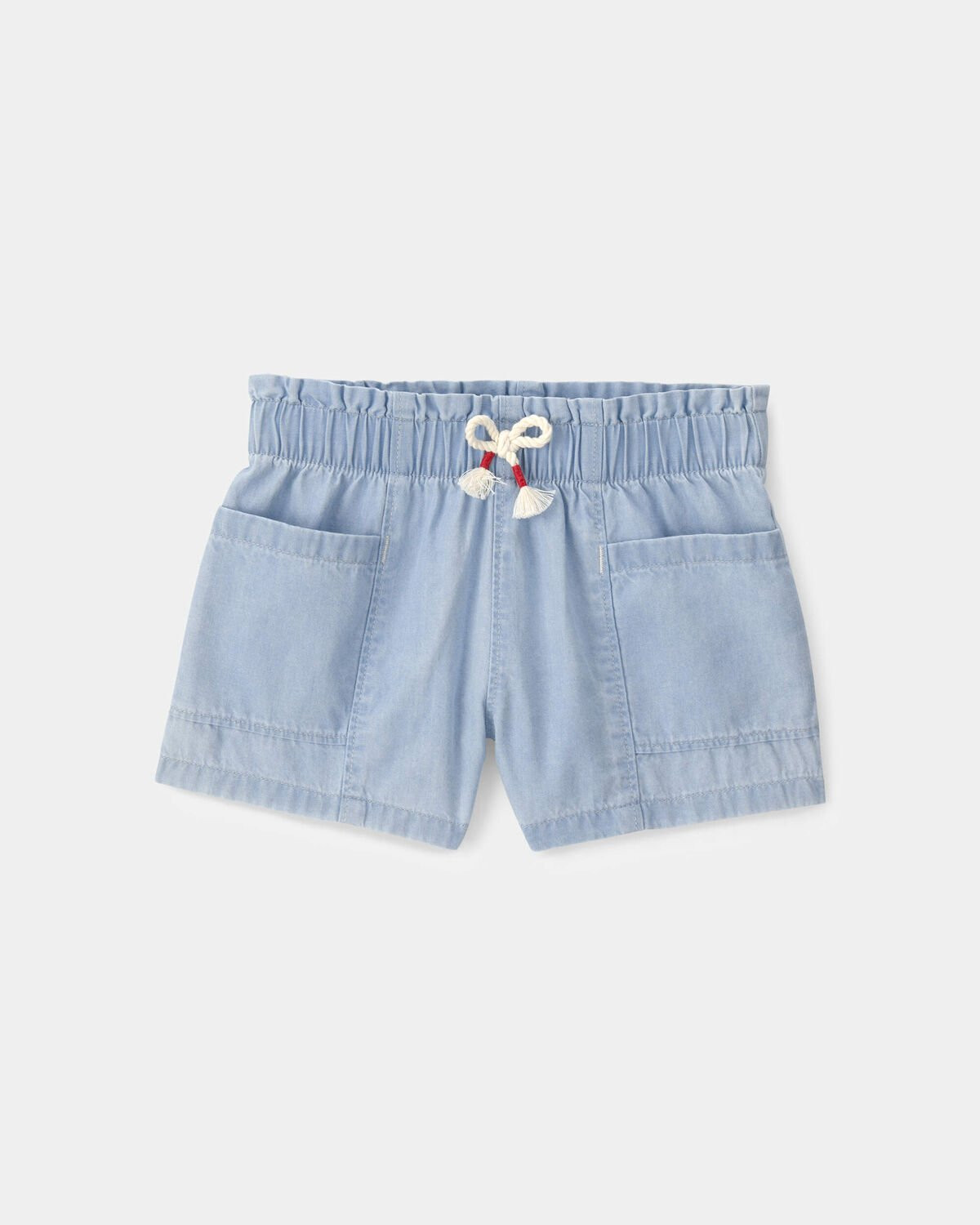 Toddler Girl Chambray Shorts - Blue | Carter's | Carter's Inc