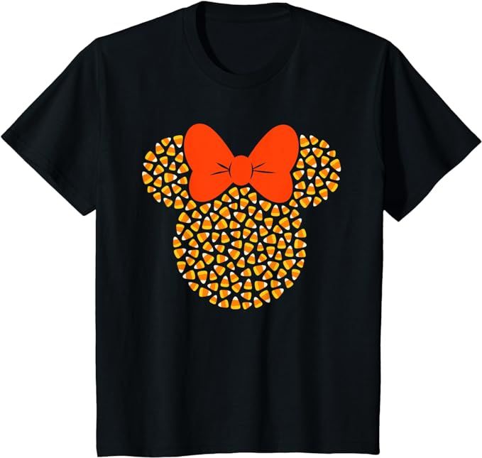 Disney Minnie Mouse Candy Corn Halloween T-Shirt | Amazon (US)