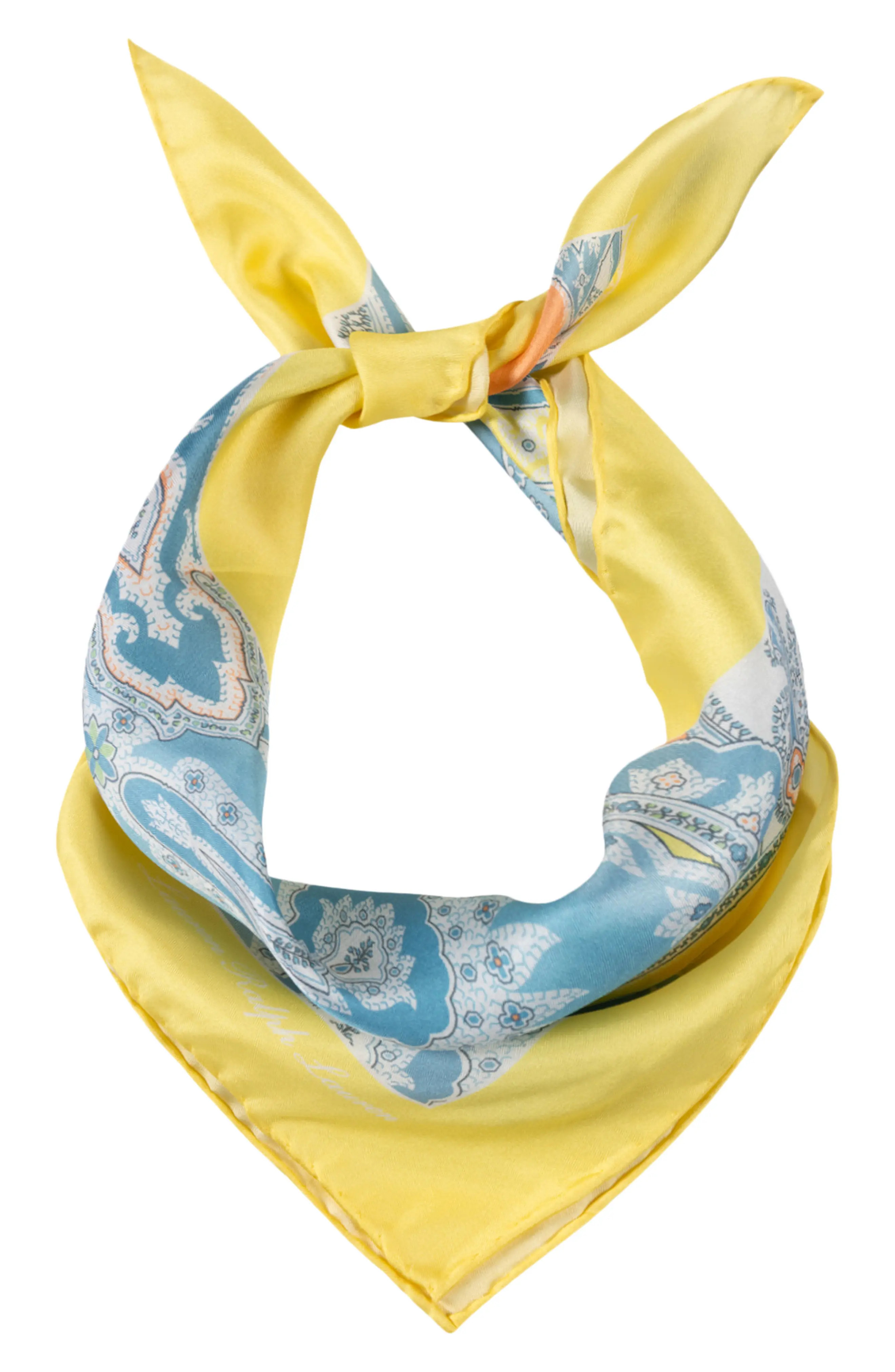 Paisley Silk Small Square Scarf (Women) | Nordstrom | Nordstrom