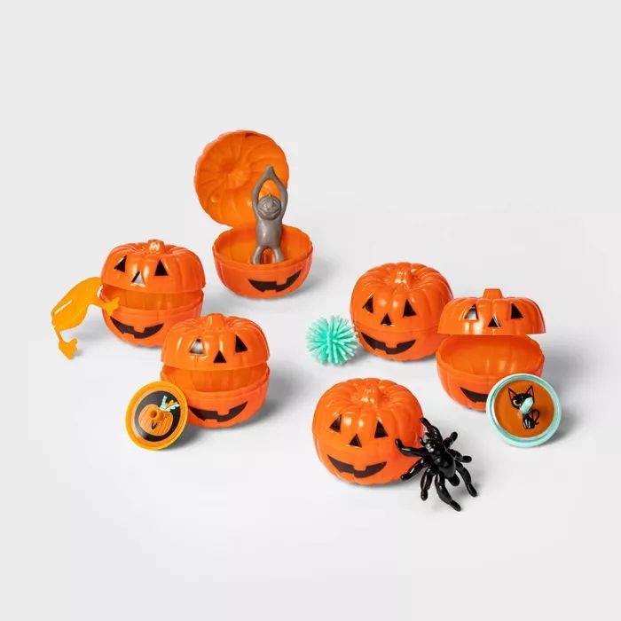 6ct Toy Filled Mini Pumpkin Halloween Party Favors - Hyde & EEK! Boutique™ | Target