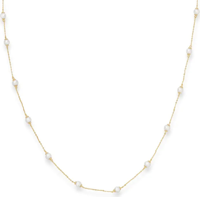 Melinda Maria Faux Pearl Infinity Necklace | Nordstrom | Nordstrom