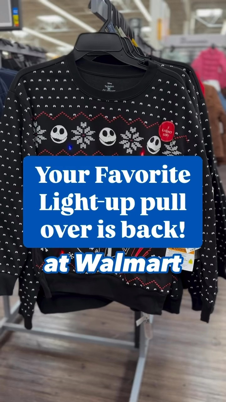 Disney Christmas Light-up Pullovers are back at Walmart - what do you think of the new looks?? These are so fun!
Women's and Men's sizes available!

#disney #christmas #disneywalmart
#christmassweater

#LTKHoliday #LTKSeasonal #LTKStyleTip