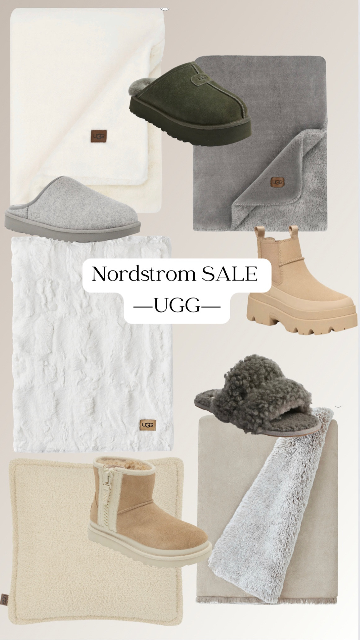 Ugg boots / booties, platform / sandal slippers, throw blankets, pillow on sale at Nordstrom 

#LTKhome #LTKxNSale #LTKsalealert