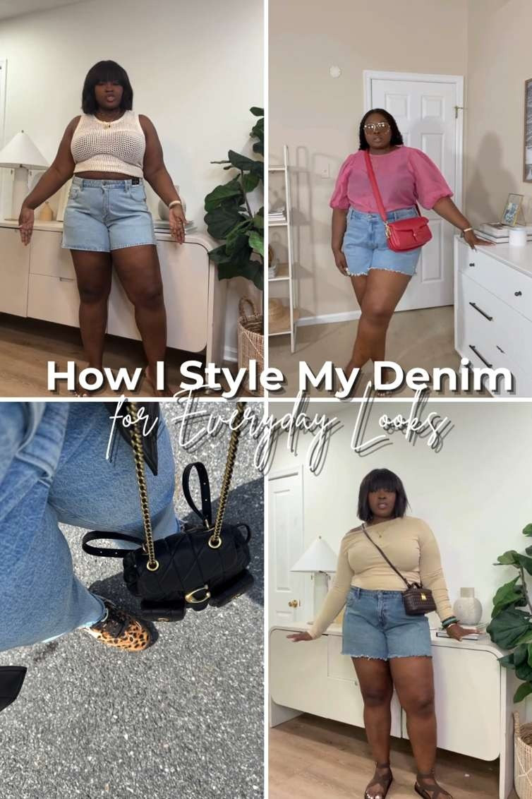 Every time I say “I have nothing to wear”… I end up reaching for denim shorts. They’re comfortable, easy to style, and work for multiple occasions—making them a go-to staple you’ll keep reaching for all season. #denimshorts #howtostyle #casualoutfits #everydaystyle #summeroutfits #ltkfashion #outfitideas #denimlook #effortlessstyle #realoutfits 

 #LTKootd #LTKSaleAlert #LTKMidsize