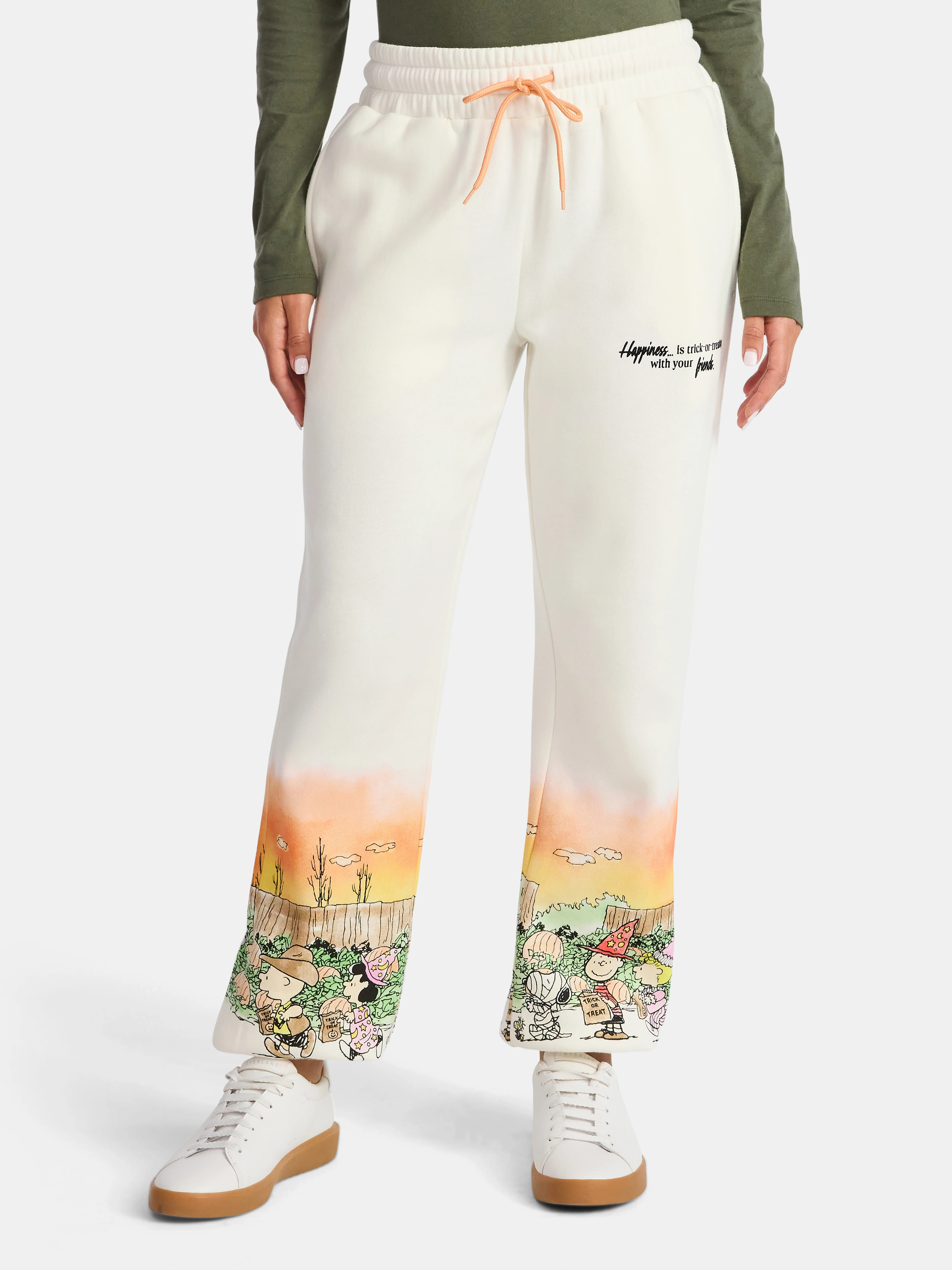 Peanuts Women's Sunset Scene Graphic Jogger Pants, Sizes XXS–XXL | Walmart (US)